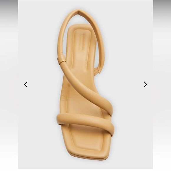 VINCE Coline Tubular Leather Slingback Sandals - Picture 13 of 16